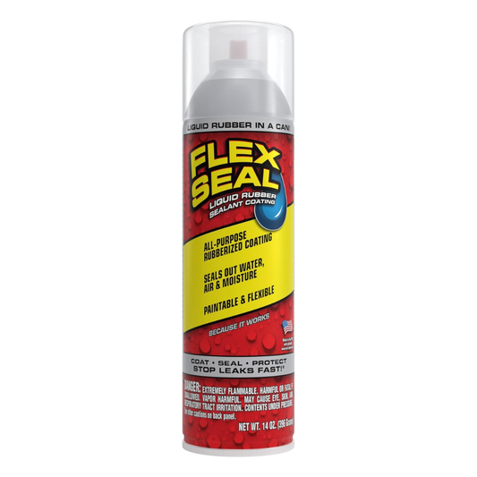 Flex Seal Liquid Rubber Sealant Coating for Repair and Protection Clear, 14 oz / 396 g