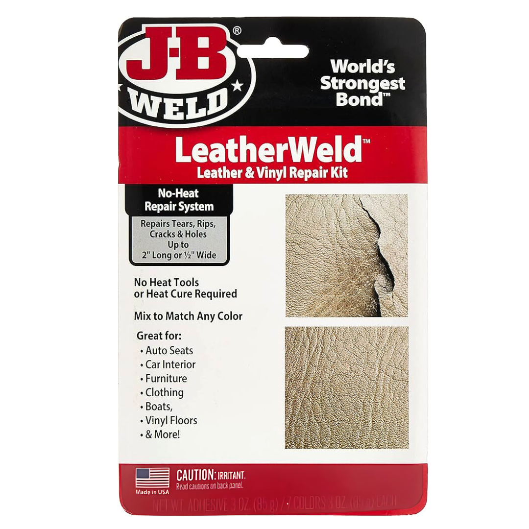 JB Weld LeatherWeld Leather & Vinyl Repair Kit 7 Colors (2130)