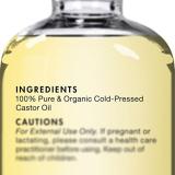 Majestic Pure Castor Oil for Eyelashes Growth Serum, Pure and Organic & Set of Mascara Brush and Eyeliner Applicator