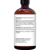 Majestic Pure Eucalyptus Essential Oil, 100% Pure and Natural with Therapeutic Grade 118ml