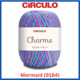 Circulo Yarns CHARME 100% Brazilian Virgin Cotton Yarn 433 yds / 396 m