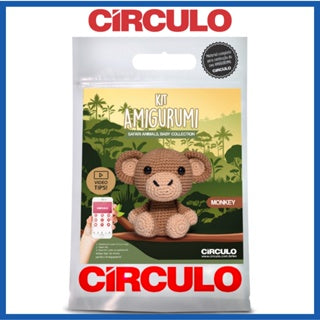 Circulo Yarns AMIGURUMI KIT Safari Animals, Baby Collection