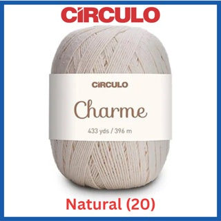 Circulo Yarns CHARME 100% Brazilian Virgin Cotton Yarn 433 yds / 396 m