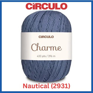 Circulo Yarns CHARME 100% Brazilian Virgin Cotton Yarn 433 yds / 396 m