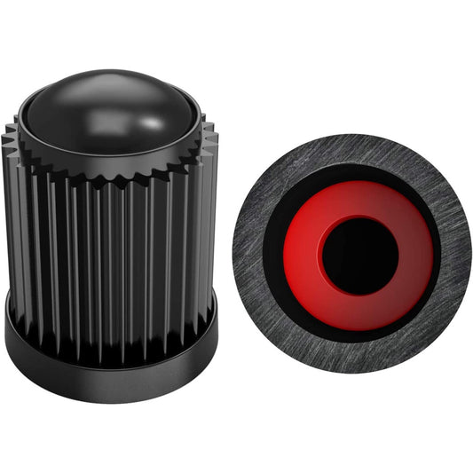 Samikiva Tire Stem Valve Caps With O Rubber Ring Heavy Duty Black 30 Count