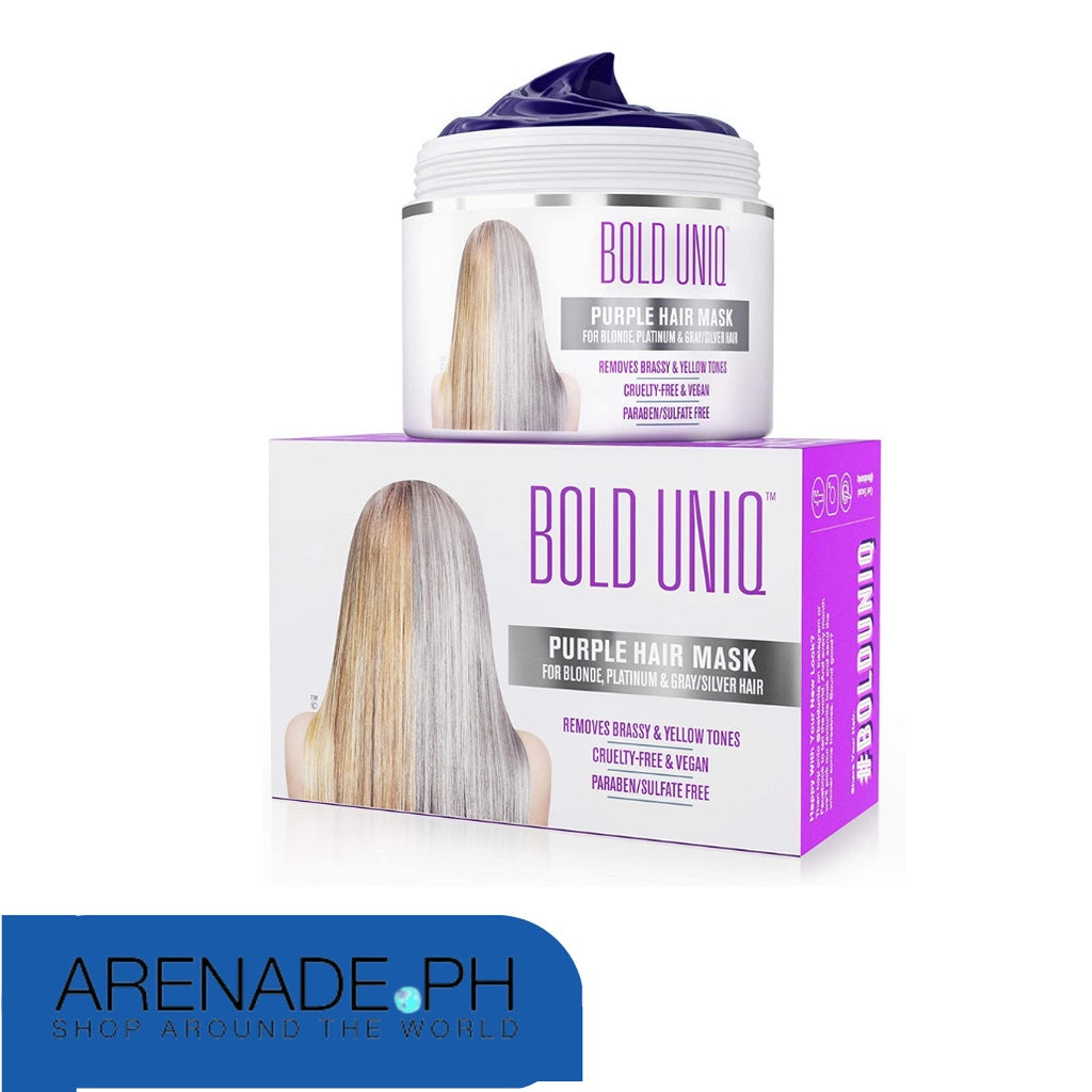 Bold Uniq Purple Hair Mask For Blonde Platinum & Gray / Silver Hair 6.76 Fl Oz