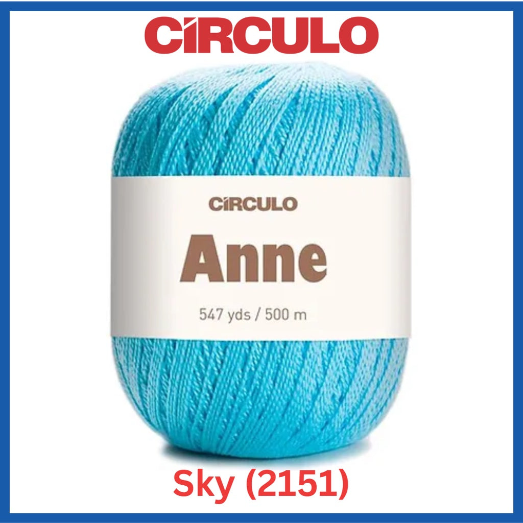 Circulo Yarns ANNE 100% Brazilian Virgin Cotton 547 yds / 500m