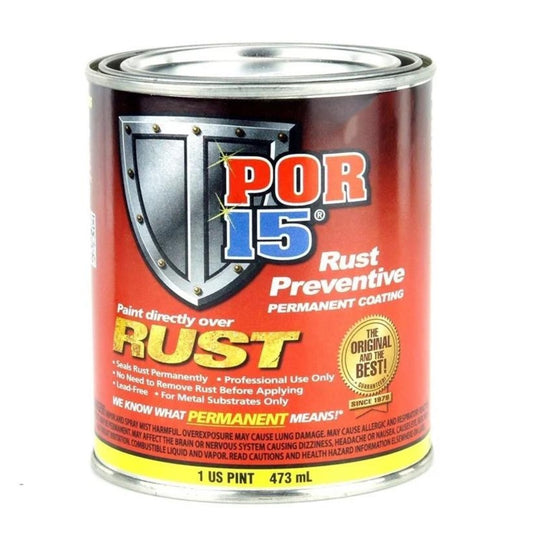 Por 15 Rust Preventive Permanent Coating Gloss Black 473 ml