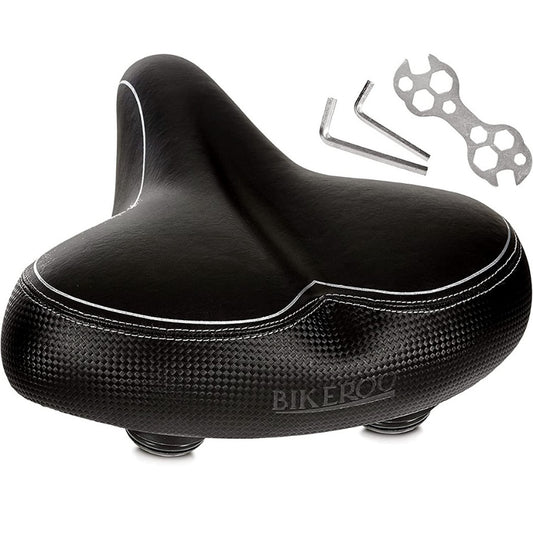 Bikeroo Comfortable Oversize Bike Saddle Replacement For Peloton Bike Or Exercise Road Bikes 1 Count