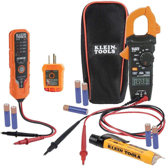 Klein Tools Electrical Test Kit CL120VP (NCVT-3P, ET40, CL120, RT210)