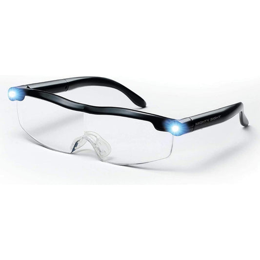 Ontel Mighty Sight LED Magnifying Eyewear 160% Magnification 2.5 Diopters