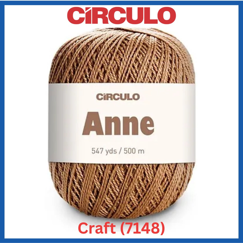 Circulo Yarns ANNE 100% Brazilian Virgin Cotton 547 yds / 500m