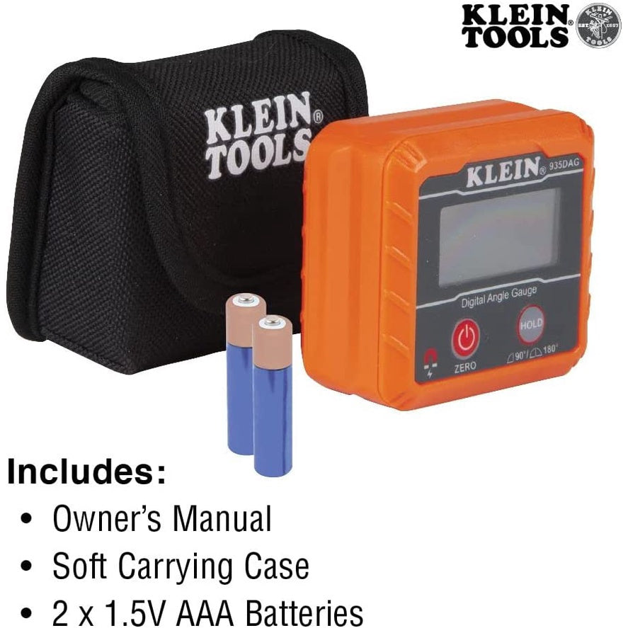 Klein Tools Digital Electronic Level and Angle Gauge Measures and Sets Angles 935DAG