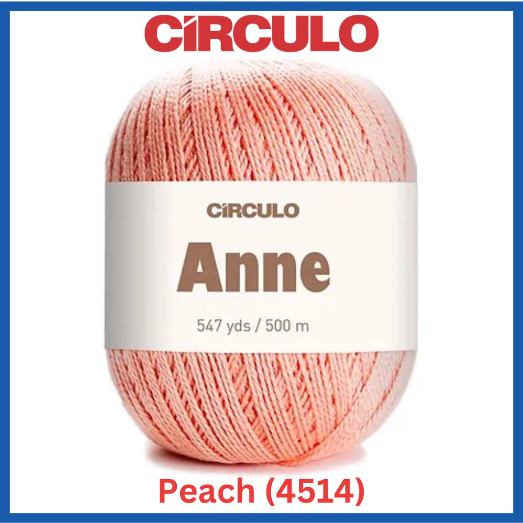 Circulo Yarns ANNE 100% Brazilian Virgin Cotton 547 yds / 500m