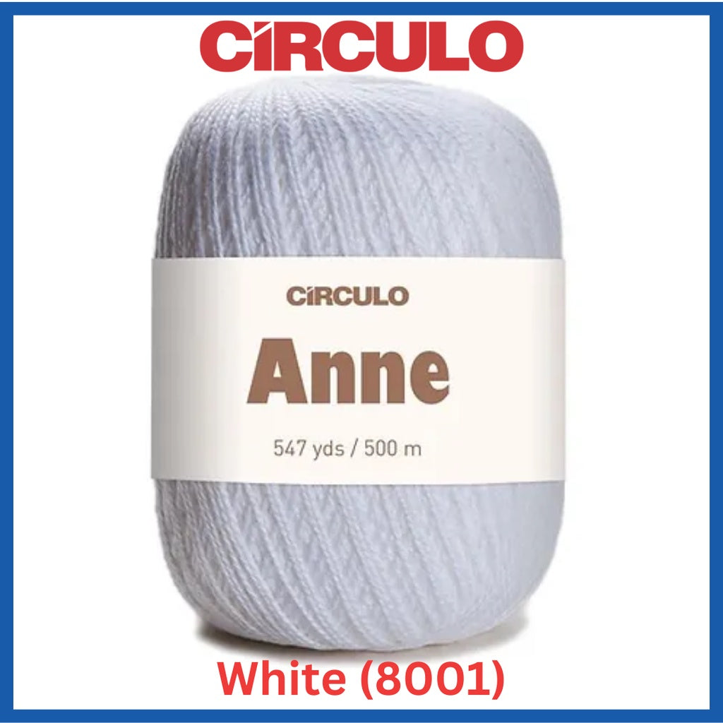 Circulo Yarns ANNE 100% Brazilian Virgin Cotton 547 yds / 500m