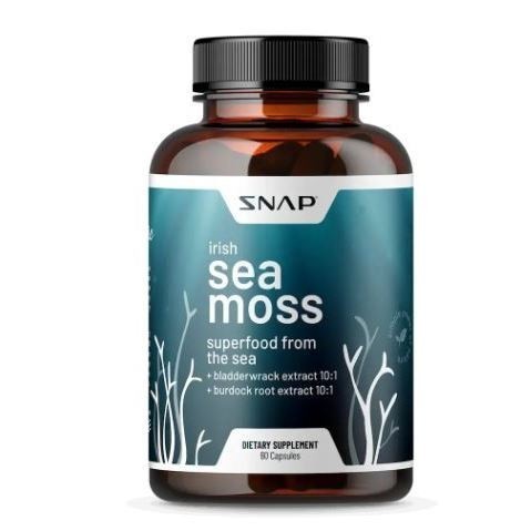 Nutrivein Organic Sea Moss 1600mg Supplement 120 Vegetable Capsules