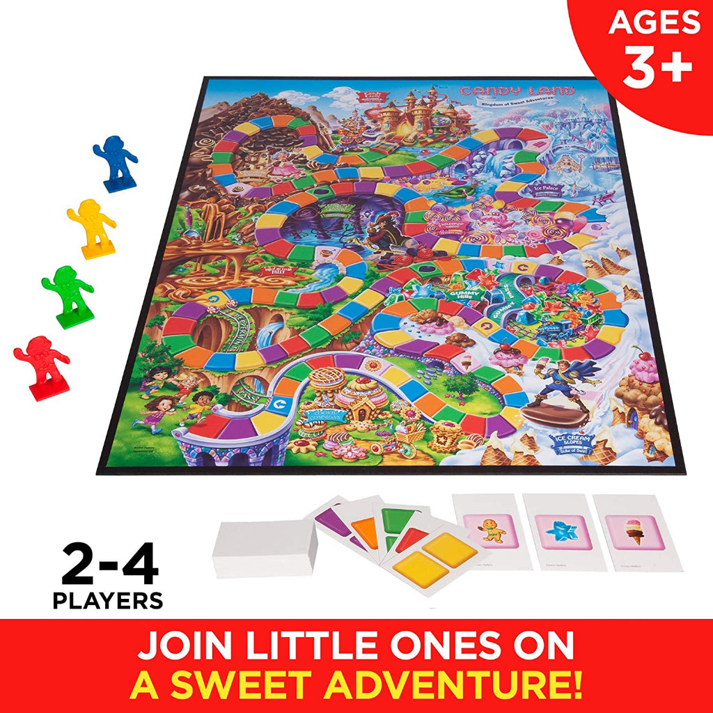 Hasbro Gaming Candy Land Kingdom Of Sweet Adventures For Kids Ages 3+ 1 Count