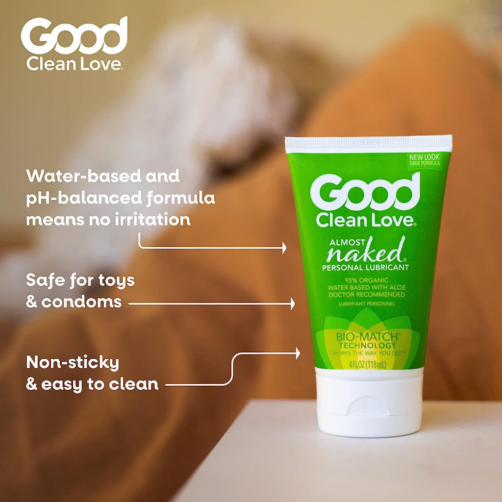 Good  Clean Love Almost Naked Personal Lubricant Bio-Match Technology 1.5 fl oz / 44 ml