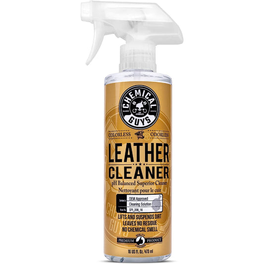 Chemical Guys Leather Cleaner pH Balanced Superior Cleaner Colorless and Odorless - 473ml / 16 fl oz