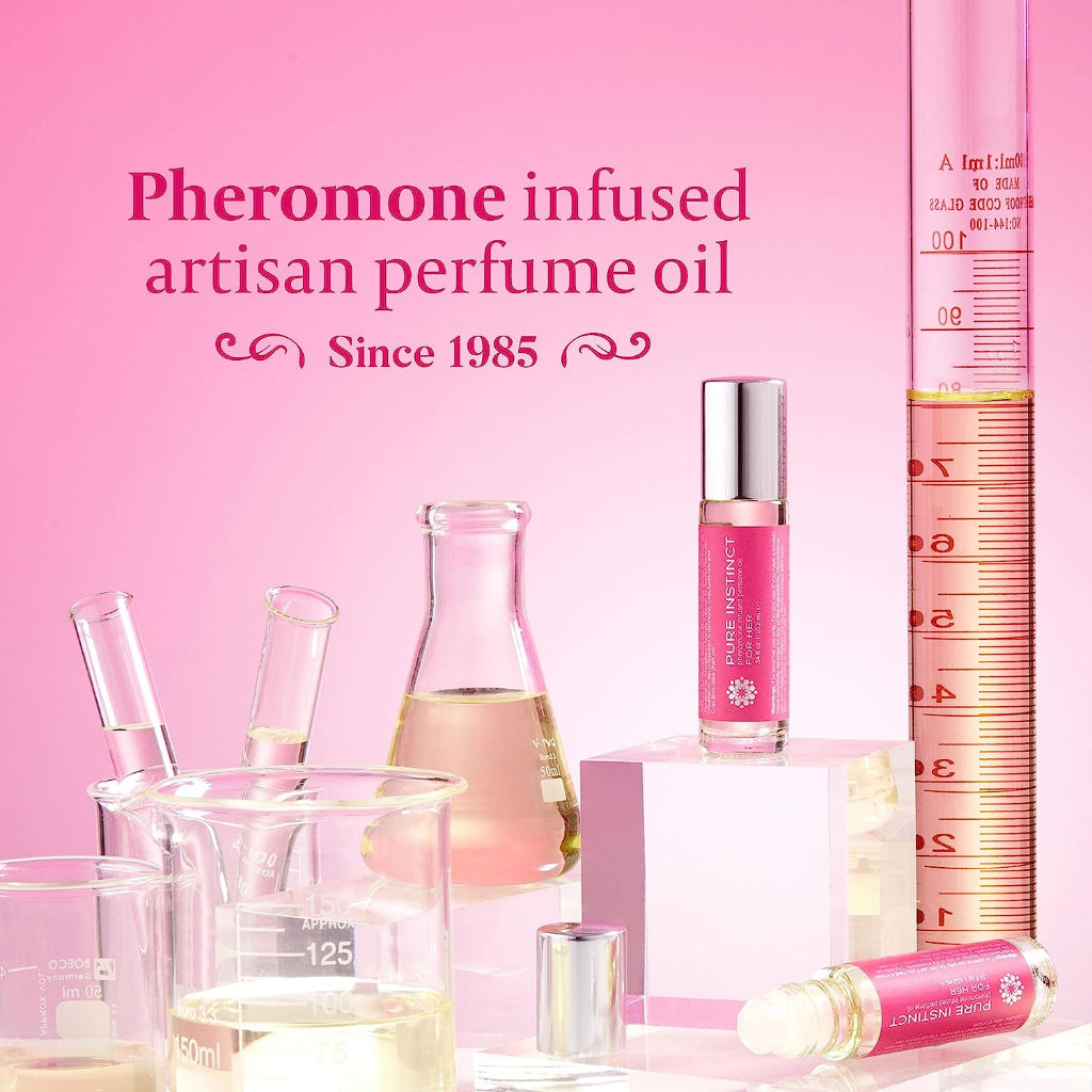 Pure Instinct Pheromone Infused Perfume Oil for Her 0.34 Fl. Oz/10.2 ml