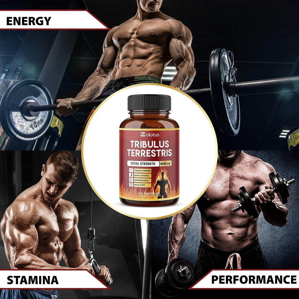 Zolotus Tribulus Terrestris Extra Strength Stamina & Performance For Men & Women 90 Capsules
