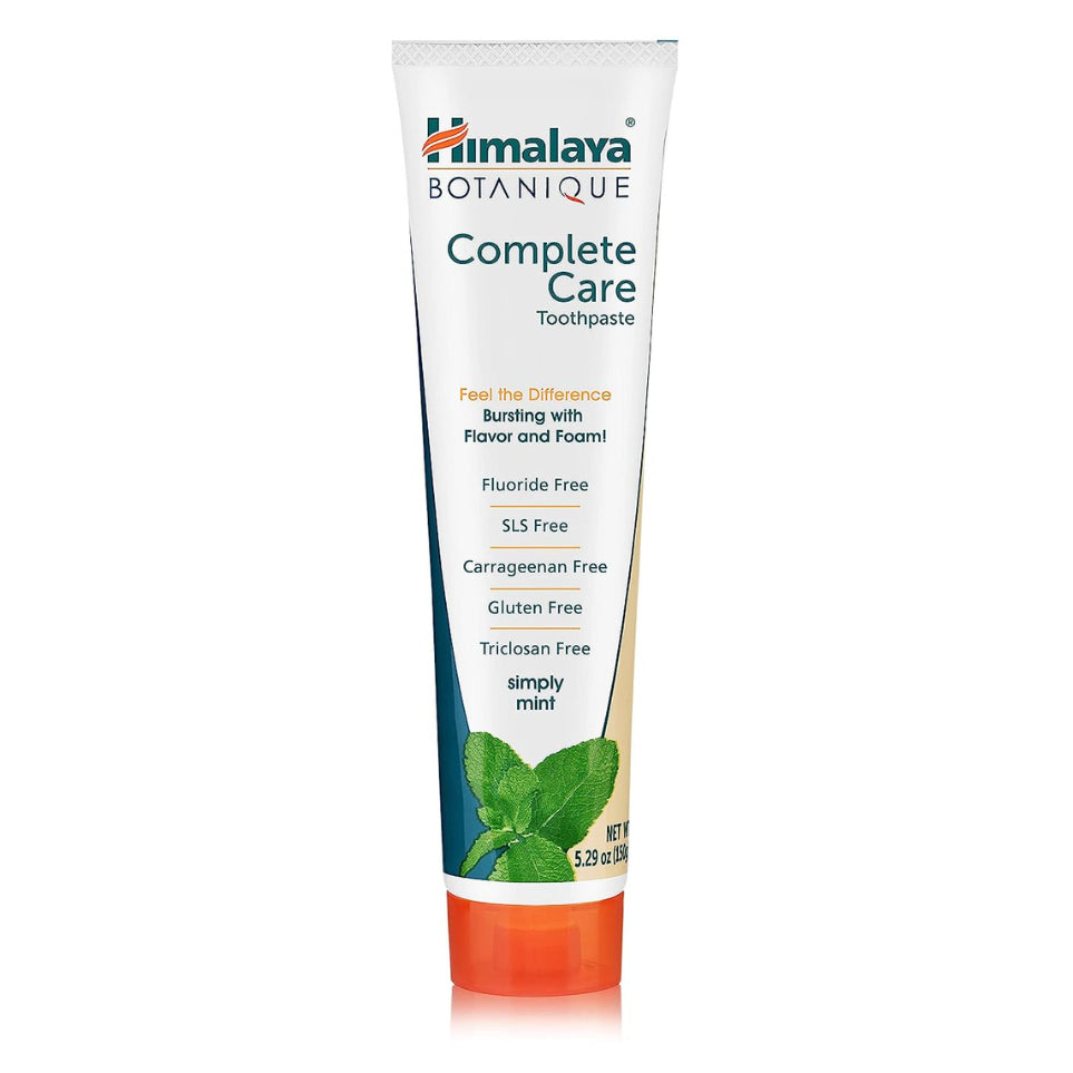 Himalaya Botanique Complete Care Toothpaste Bursting With Flavor And Foam 5.29 Oz / 150g