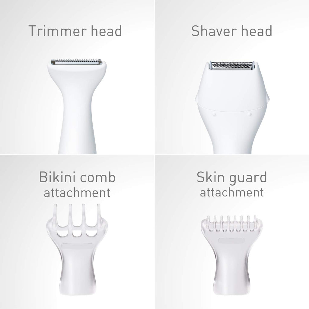 Panasonic Bikini Trimmer & Shaver 4 Attachments for Complete Bikini Area Grooming ES-WV60 -s