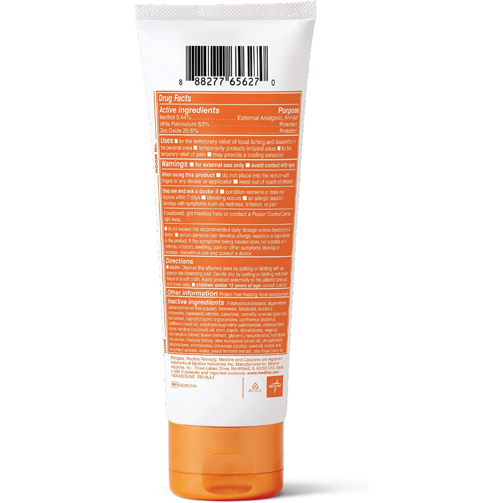 Medline Remedy Specialized skin protectant with Menthol Unscented, 4 oz.