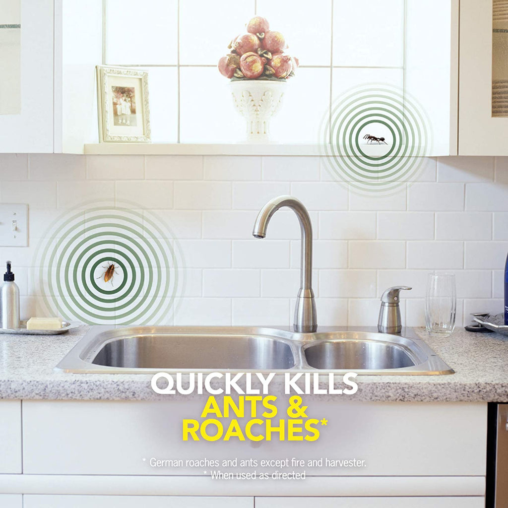 Raid Ant & Roach Killer Made with Lemongrass Extract & Geraniol Synthesized From Pine Trees - 312g