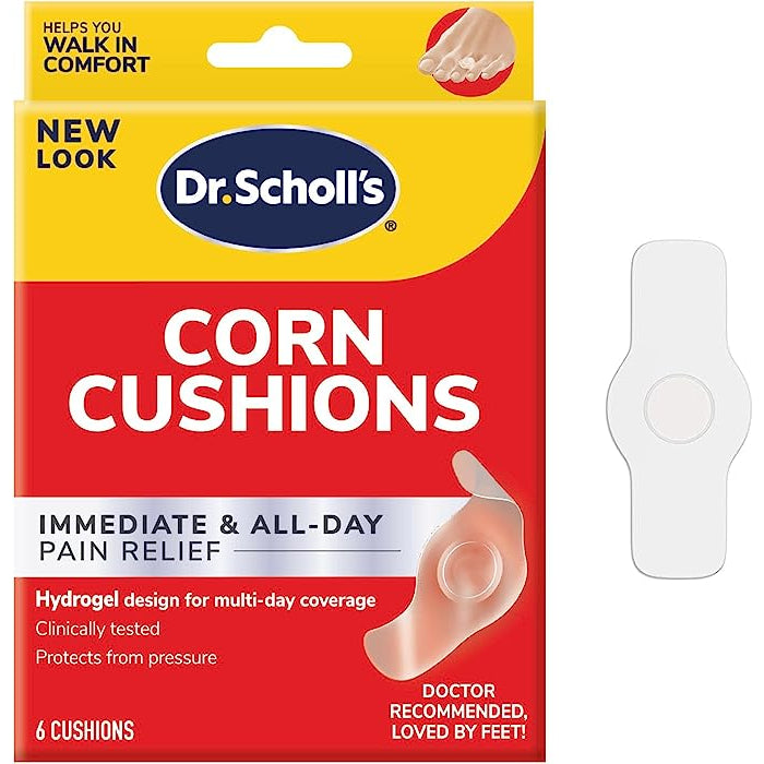 Dr. Scholl's Corn Cushion with Duragel Technology, 6 Cushions Helps Soften Hard Corns