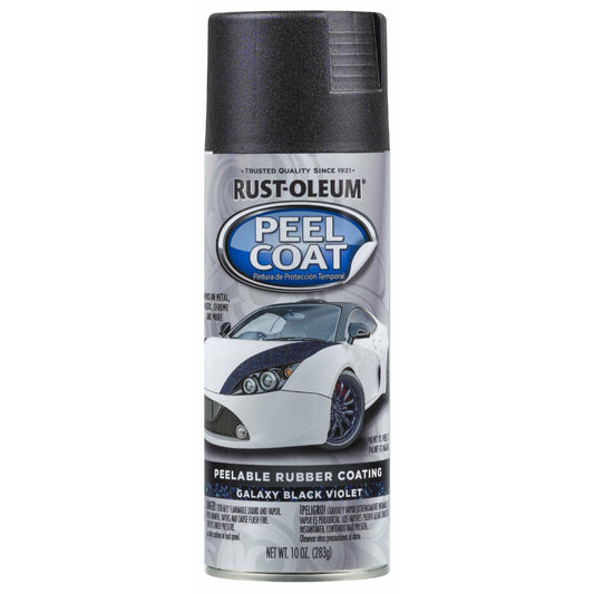 Rust-Oleum Automotive Peel Spray Coating (Pack of 1) Galaxy Black Violet 10oz | 283g