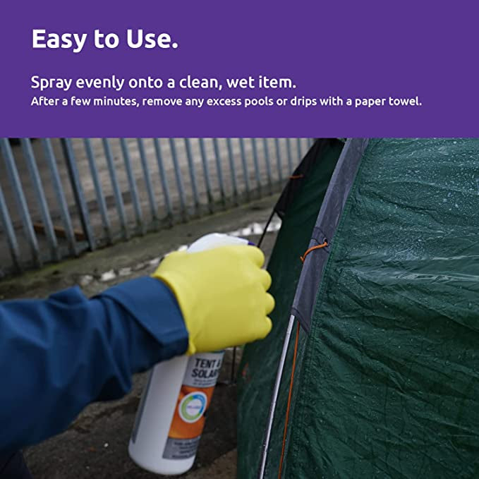 Nikwax Tent and Gear Solarproof Cleaning Waterproofing and UV Protection 17fl oz / 500ml