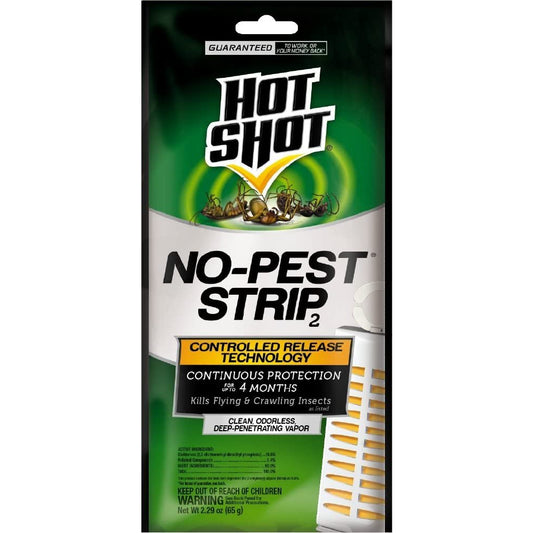 Hot Shot No-Pest Strip Insect Bait Controlled Release Technology Pack of 1 | 2.29oz
