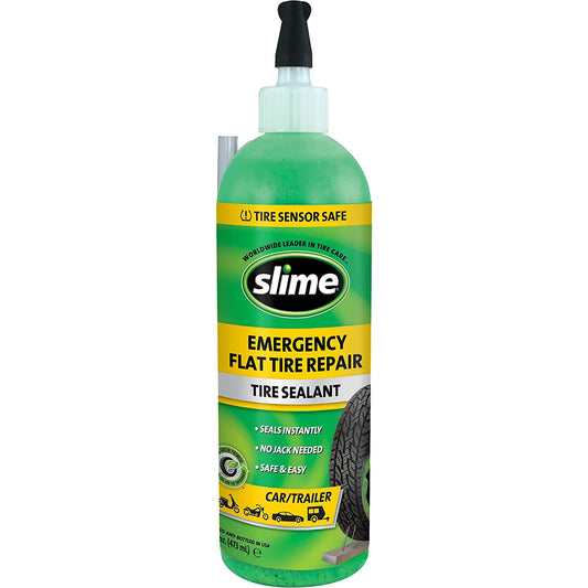 Slime Emergency Flat Tire Repair Tire Sealant 16 Oz / 473ml