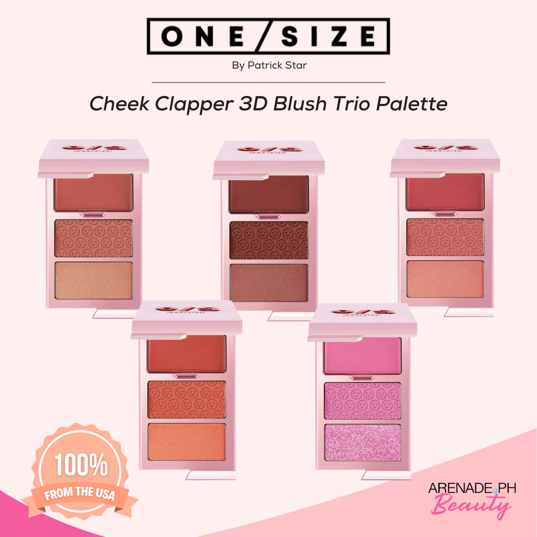 One Size By Patrick Star Cheek Clapper 3D Blush Trio Palette