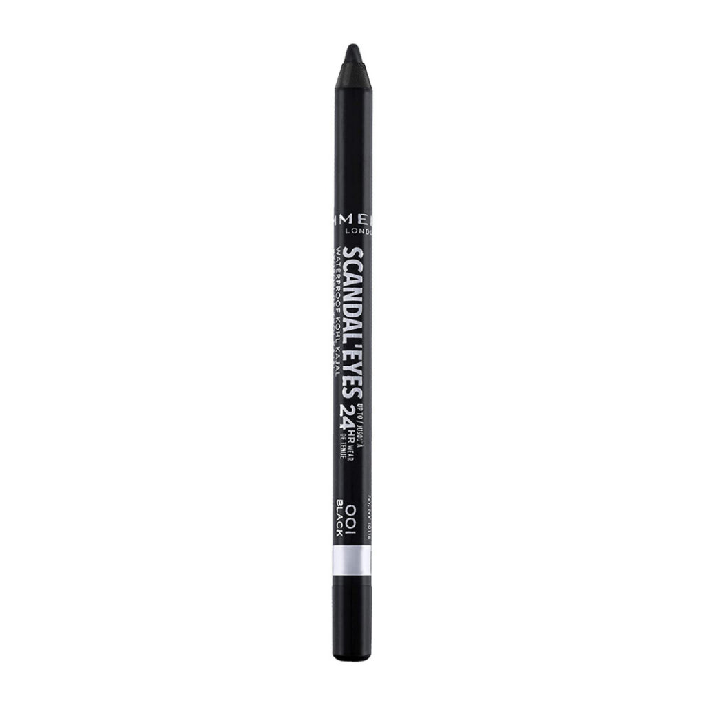 Rimmel Scandaleyes Waterproof Gel Eye Liner Pencil 001 Black Noir - 0.04oz
