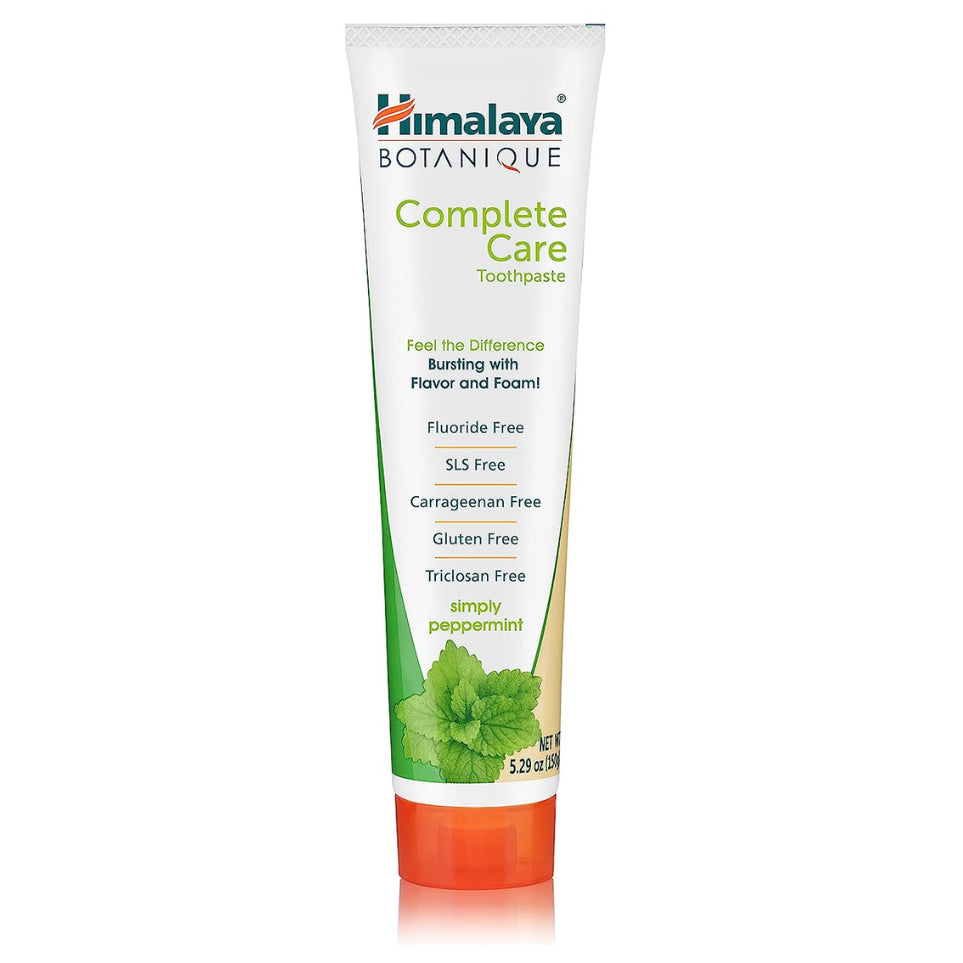 Himalaya Botanique Complete Care Toothpaste Bursting With Flavor And Foam 5.29 Oz / 150g