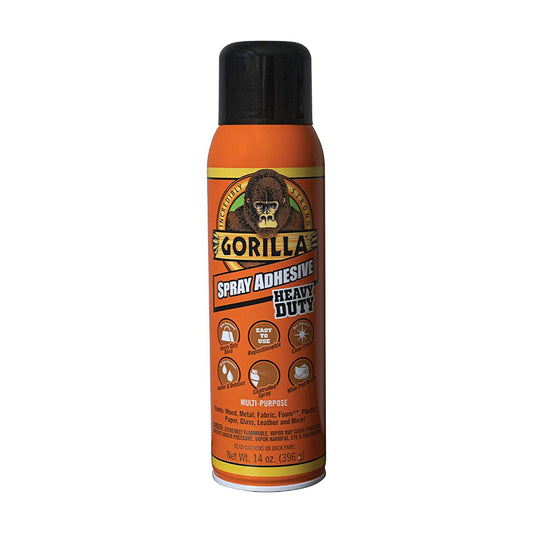 Gorilla Spray Adhesive Heavy Duty Multi-Purpose Clear | 14 oz