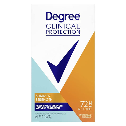 Degree Clinical Protection Summer Strength Deodorant 72H Soft Solid 48g