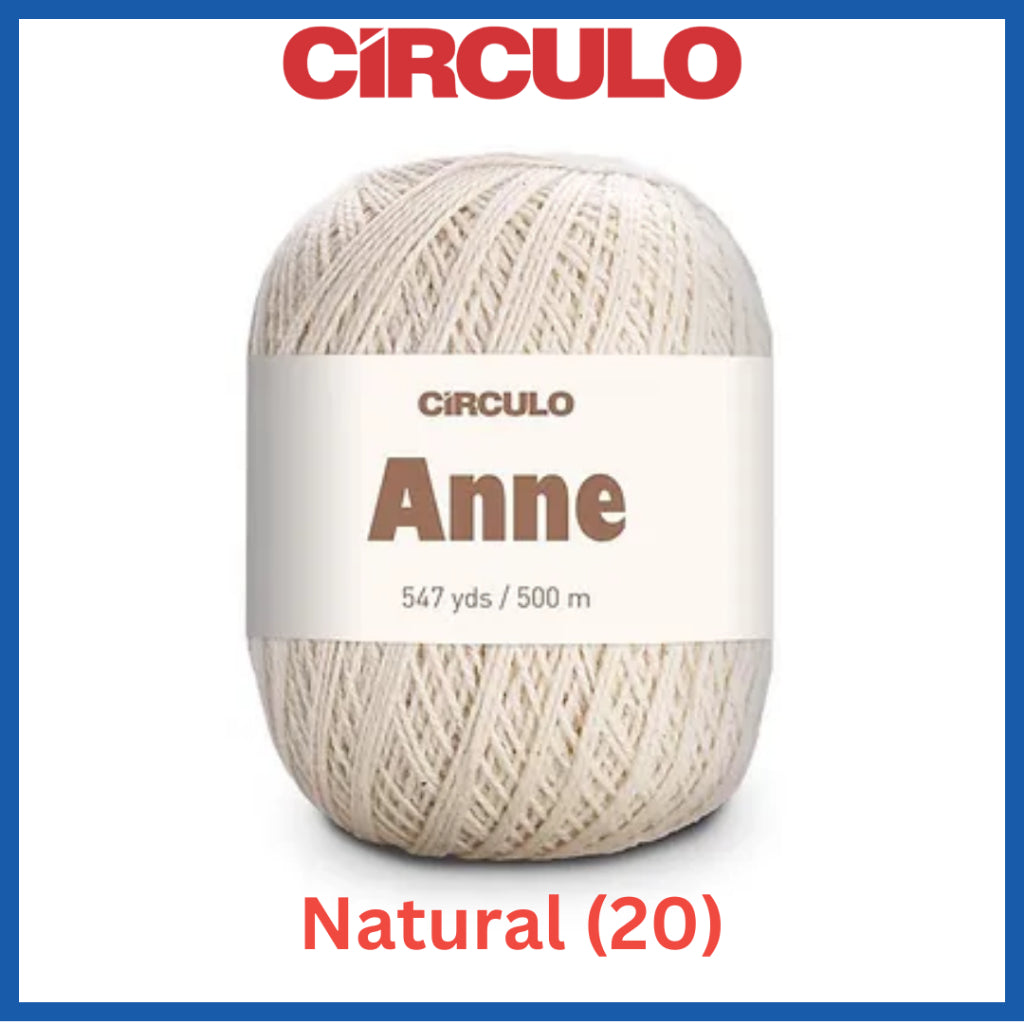 Circulo Yarns ANNE 100% Brazilian Virgin Cotton 547 yds / 500m