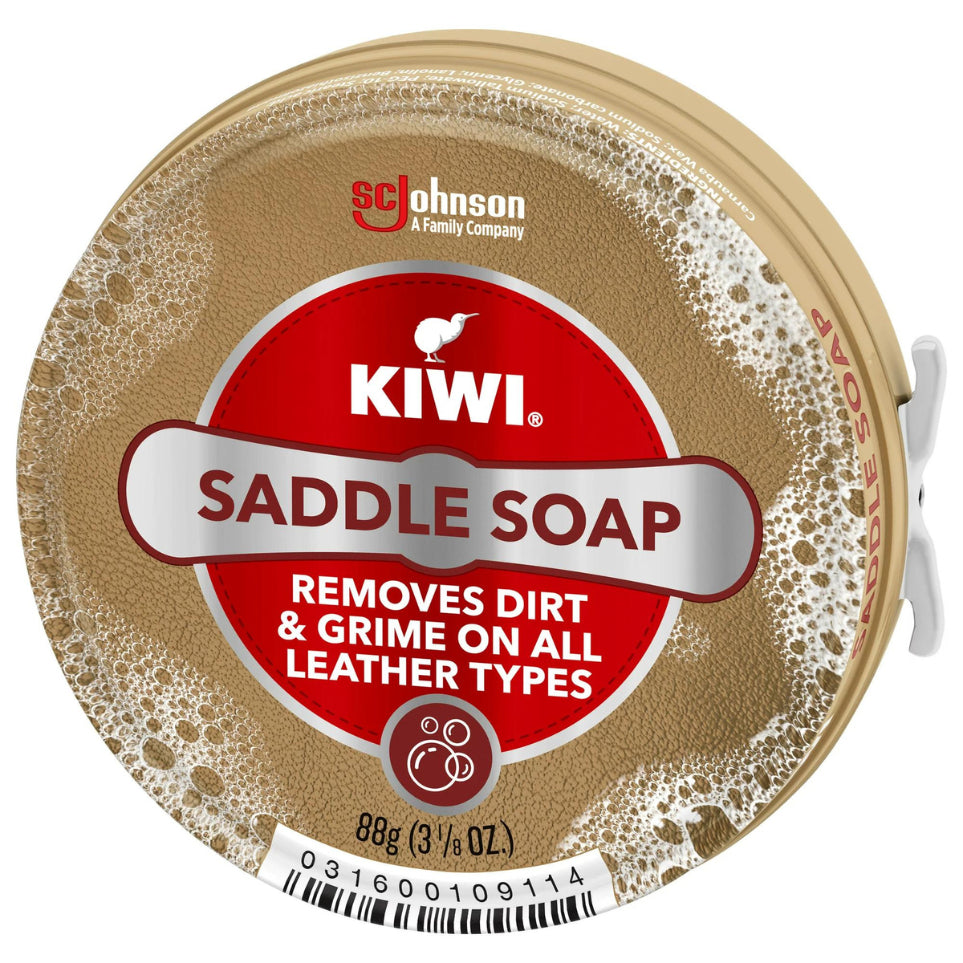 Kiwi Saddle Soap, Clean Soften And Preserves, Shoe Cleaner 3.125 Ounce