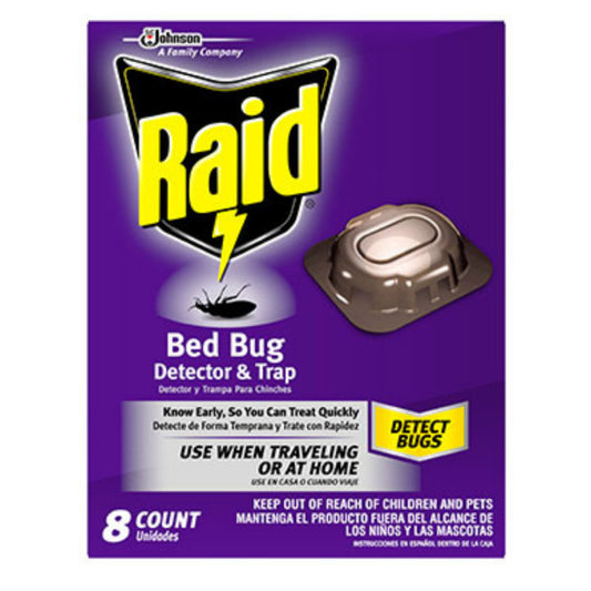 Raid Bed Bug Detector & Trap - 8 Count