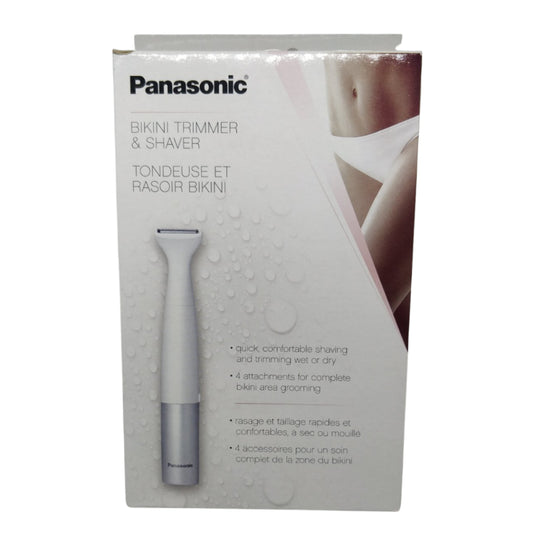 Panasonic Bikini Trimmer & Shaver 4 Attachments for Complete Bikini Area Grooming ES-WV60 -s