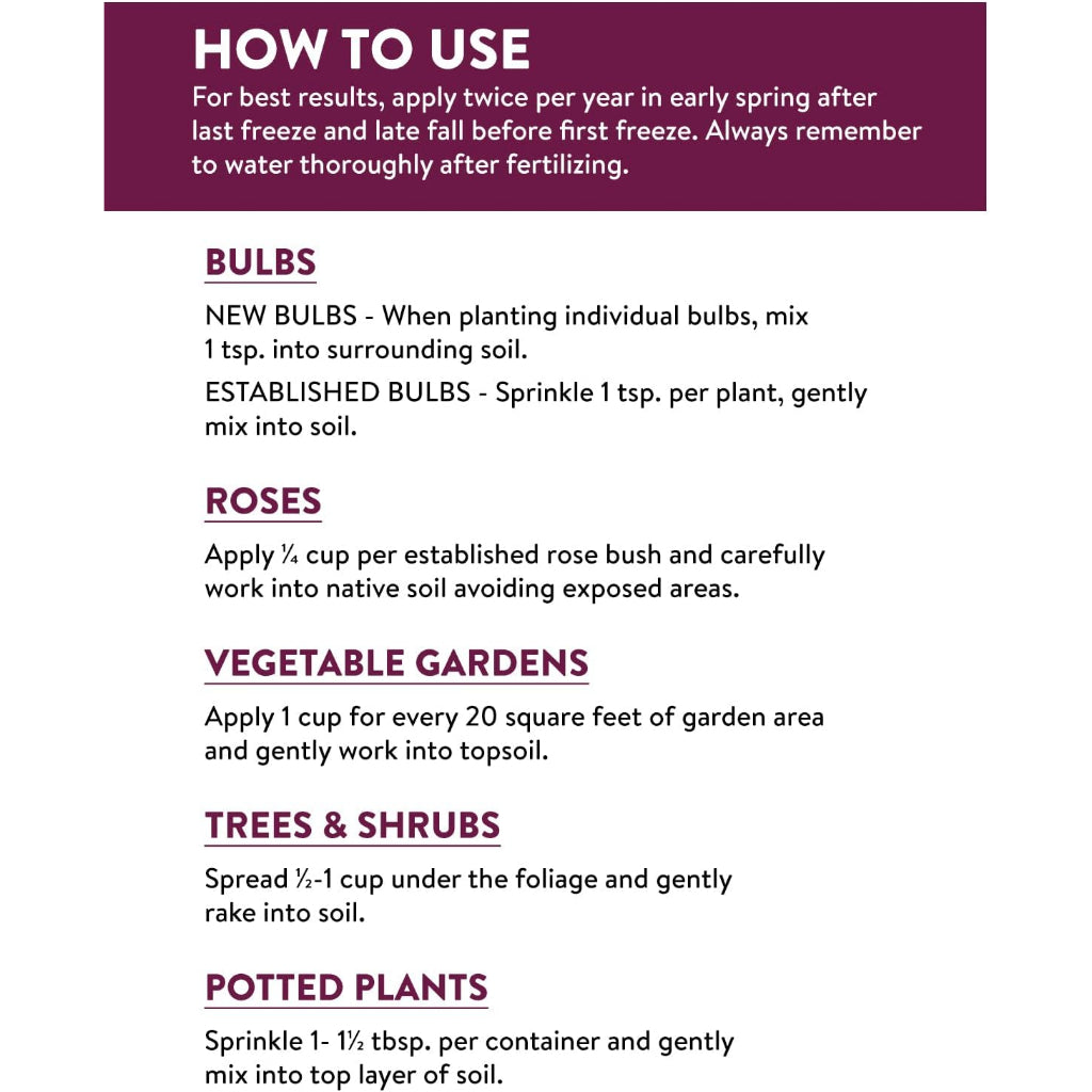 Burpee Natural Organic Bone Meal 6-8-0 for plants 1lb/0.45kg