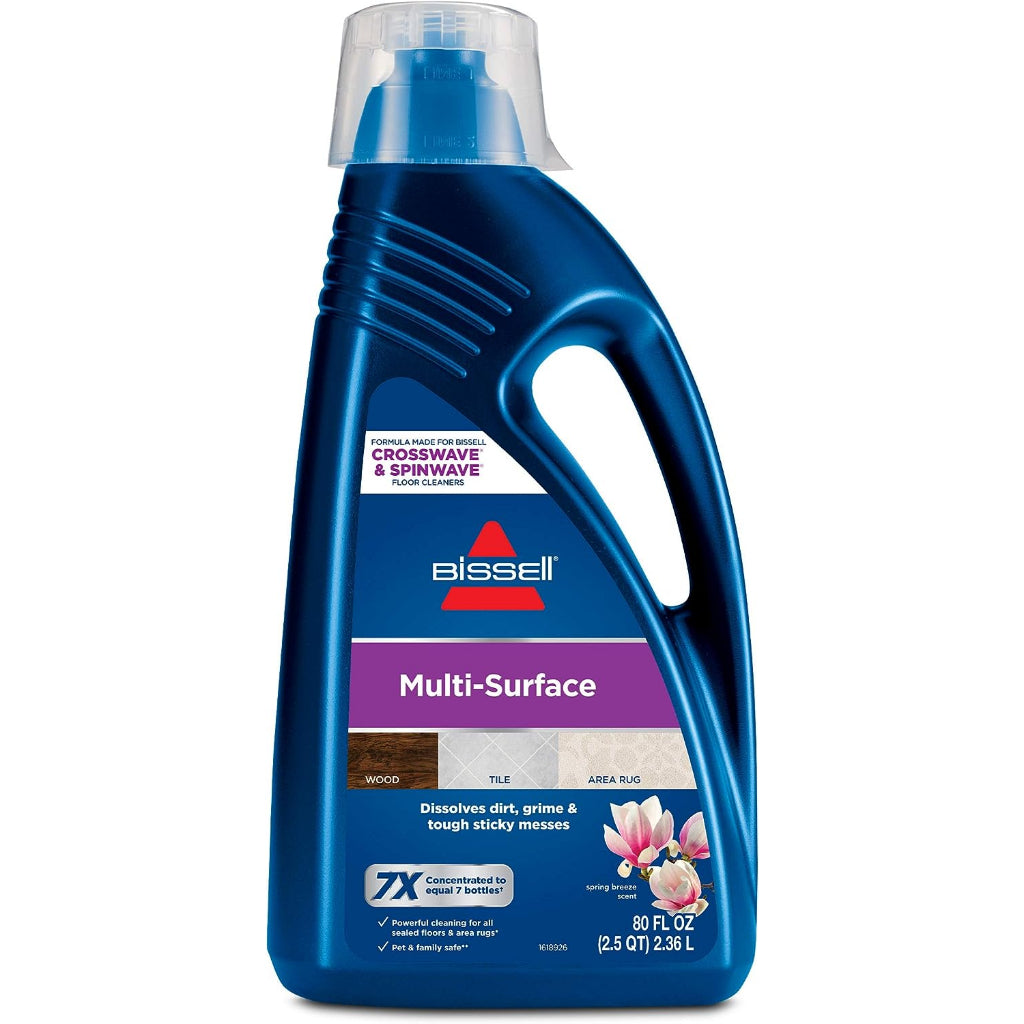 BISSELL MultiSurface Floor Cleaning Formula for Crosswave and Spinwave 80FL.OZ./2.36L