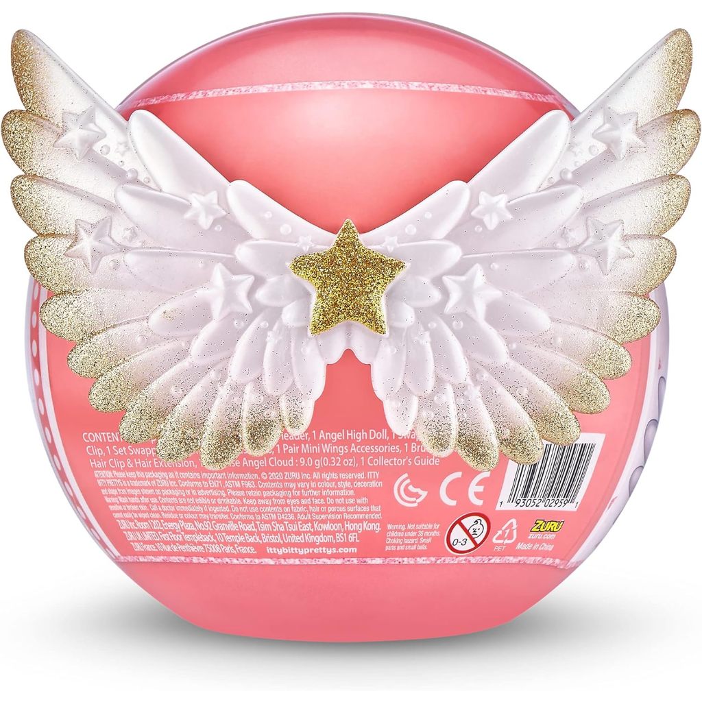Zuru Itty Bitty Prettys Angel High 10 Surprises Inside, 3+ Age Old