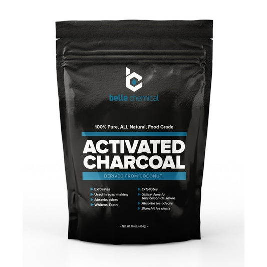 Belle Chemical 100% Pure Natural Food Grade Activated Charcoal Derived From Coconut 16oz / 454g