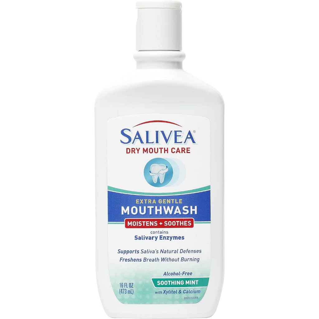 Salivea Dry Mouth Care Extra Mouthwash Soothing Mint 16 fl oz / 473 mL