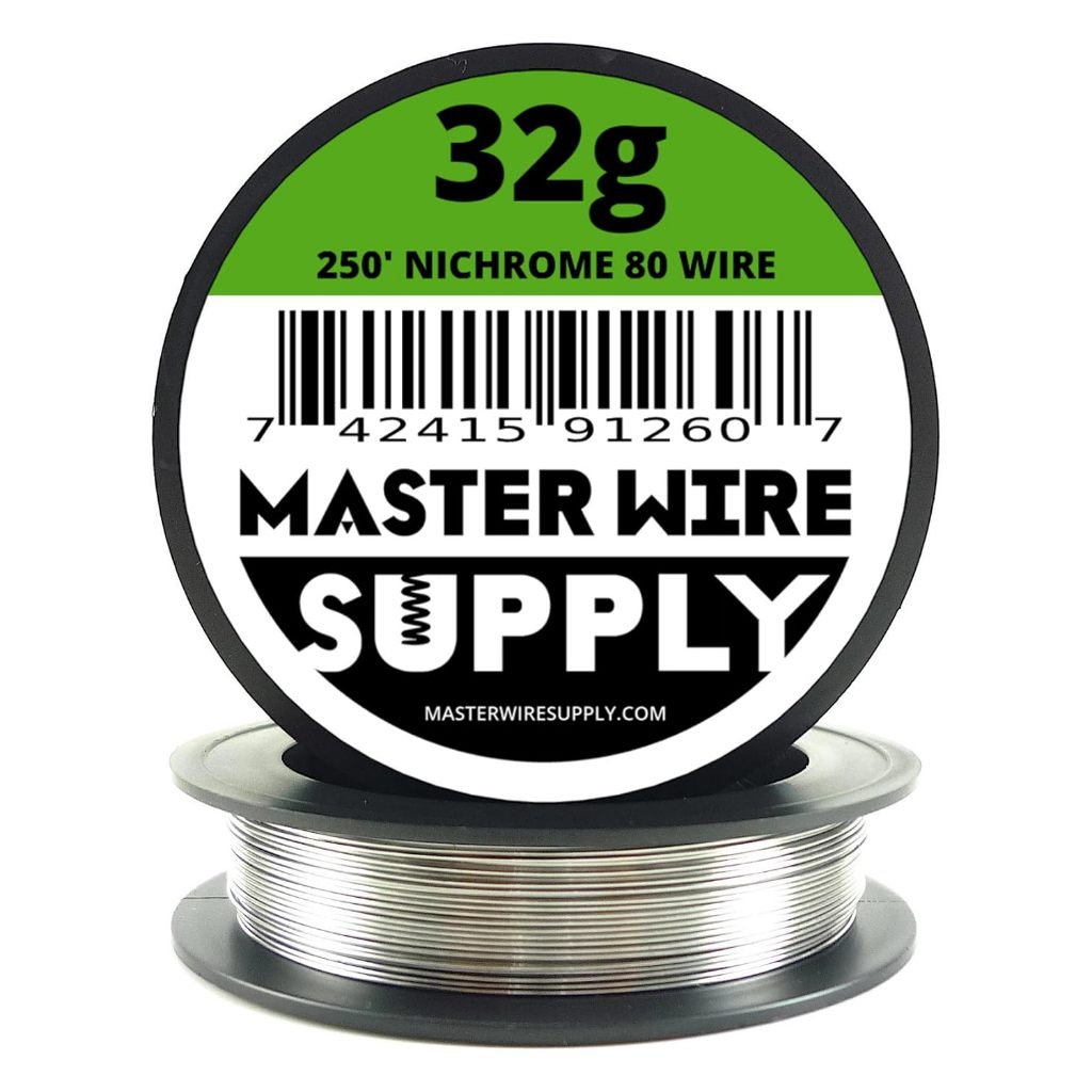 Master Wire Supply 250 Nichrome 80 Wire, 32g