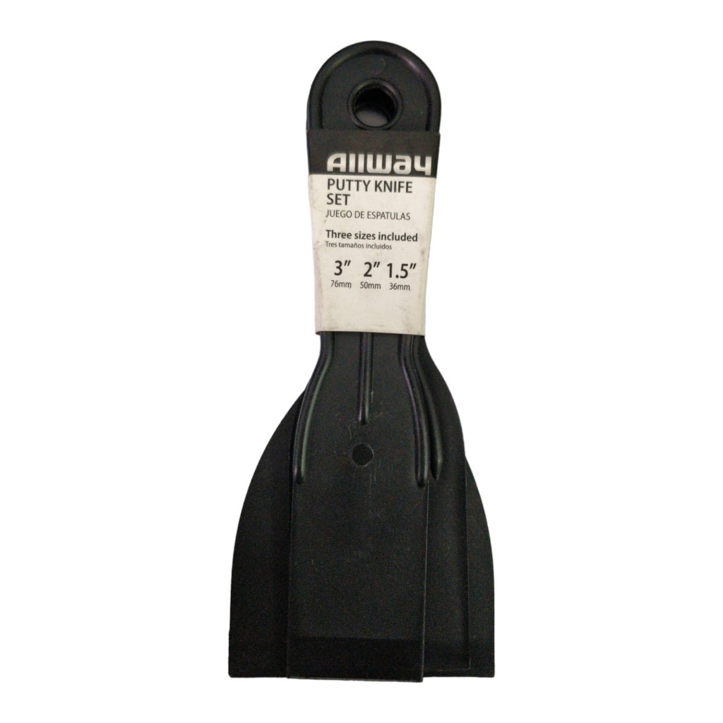 Allway Putty Spatula Set 3 Size Included 3", 2", 1.5"